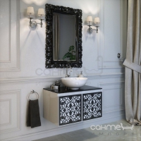 Декоративное зеркало для ванной комнаты Marsan Vincent 1000x750 в цвете