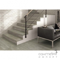 Плитка для підлоги 30x120 Apavisa Forma G-1496 Grey Stuccato (структурна, сіра)