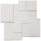 Плитка декор 29x29 Apavisa Regeneration Mosaico Brick G-1942 White Natural (біла)