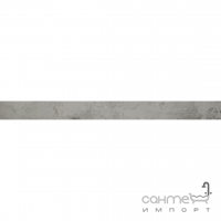 Плитка напольная, фриз 7,5x90 Apavisa Regeneration Lista G-109 Grey Lappato (серая)