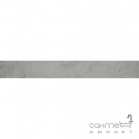 Плитка для підлоги, фриз 7,5x60 Apavisa Regeneration Lista G-91 Grey Lappato (сіра)