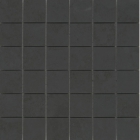 Мозаика 30x30 Apavisa Evolution Mosaico 5x5 G-1688 Black Lappato (лаппатированная, черная)