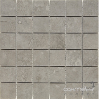 Мозаика 30x30 Apavisa Evolution Mosaico 5x5 G-1688 Grey Lappato (лаппатированная, серая)