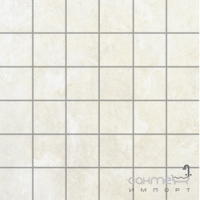 Мозаика 30x30 Apavisa Evolution Mosaico 5x5 G-1688 Ivory Lappato (лаппатированная, слоновая кость)