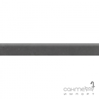 Плинтус 7,5x60 Apavisa Evolution Rodapie G-95 Black Striato (структурный, черный)