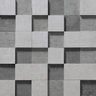 Мозаика 30x30 Apavisa Nanoevolution Mosaico 5x5 G-1688 Striato Grey (серая)