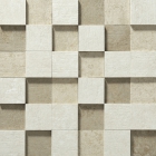 Мозаїка 30x30 Apavisa Nanoevolution Mosaico 5x5 G-1688 Striato Ivory (бежева)