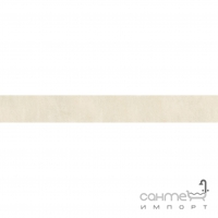 Плитка напольная, фриз 7,5x60 Apavisa Microcement Lista G-95 White Lappato (лаппато, белая)