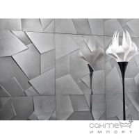 Плитка настенная, декор 60x60 Apavisa Anarchy Prism G-1870 Silver Lappato (серебро)