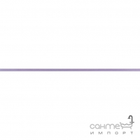 Плитка настенная фриз Rako CHARME WLASW004 фиолетовый