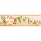 Плитка настенная фриз Cersanit Валенсия Цветок Бейдж 6х20