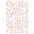 Плитка настінна декор Cersanit Opera Квітка рожева 20х30