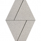 Настінна плитка декор 26x53 Apavisa Nanoterratec Diamond Ramp G-1942 Grey Lappato (сіра)