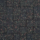 Плитка настенная декор 30x30 Apavisa Nanoterratec Mosaico 5x5 G-1844 Multicolor Lappato (черная+цвет.)