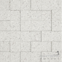 Плитка настенная декор 30x30 Apavisa Nanoterratec Mosaico 5x5 G-1844 White Lappato (белая)