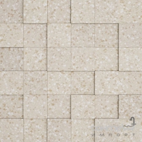 Плитка настенная декор 30x30 Apavisa Nanoterratec Mosaico 5x5 G-1844  Beige Lappato (бежевая)