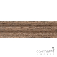 Плитка для підлоги Інтеркерама Lamina темно-коричнева 15х60, арт. 1560 87 032