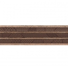 Плитка напольная Интеркерама Lamina бордюр коричневый15х60, арт. БН 87 031