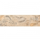 Плитка напольная Интеркерама Woodline бордюр бежевый 15х60, арт. БН 129 021