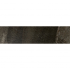Плитка напольная 22,5x90 Apavisa Materia G-1292 Black Flame (черная, структурная)