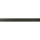 Бордюр 7,5x90 Apavisa Materia Lista G-109 Black Lappato (черный, лаппатированный)