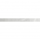 Бордюр 7,5x90 Apavisa Materia Lista G-109 White Flame (білий, структурний)