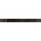 Бордюр 7,5x90 Apavisa Materia Lista G-109 Black Flame (черный, структурный)