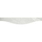 Плитка настенная, декор 11x89,46 Apavisa Materia End Convex G-171 White Natural (белая, матовая)