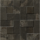 Плитка декор 30x30 Apavisa Materia Mosaico Brick G-1780 Black Natural (чорна, матова)