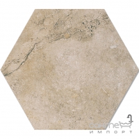 Плитка напольная 60x52 Apavisa Neocountry Hexagonal Regular L-34,38 G-1458 Beige Natural (бежевая, матовая)