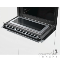 Духовой шкаф-пароварка с микроволновкой Siemens CM678G4S1 черный/нержавеющая сталь