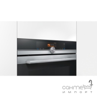 Духовой шкаф-пароварка Siemens HS636GDS1 черный/нержавеющая сталь