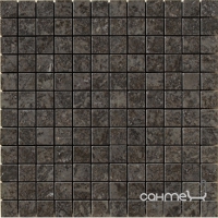 Мозаика 30x30 Apavisa Iridio Mosaico 2,5x2,5 G-1756 Black Lappato (черная)