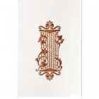 Настінна плитка Інтеркерама Bizantino декор коричневий 23х35, арт. Д 06031