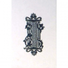Плитка настенная Интеркерама Bizantino декор синий 23х35, арт. Д 06 051 