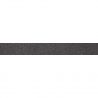 Плитка напольная, бордюр 7,5x60 Apavisa Lava Lista G-91 Negro Bocciardato (черная, структурная)