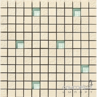 Мозаика 30x30 Apavisa Lava Mosaico 2,5x2,5 G-1850 Marfil Multirelieve (бежевая)