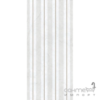 Настінна плитка керамічна Інтеркерама ELEGANCE світло-сіра з люстром 23х50, арт. 2350 81 071/Л