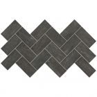 Мозаика 30x30 Apavisa Burlington Mosaico 5x10 G-1708 Black Lappato (черная)