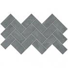 Мозаика 30x30 Apavisa Burlington Mosaico 5x10 G-1708 Grey Lappato (серая)