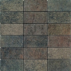 Мозаика 30x30 Apavisa Quartzstone Mosaico 5x10 G-1638 Deco Grafito Estructurado (черная, структур.)