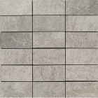 Мозаика 30x30 Apavisa Quartzstone Mosaico 5x10 G-1638 Deco Gris Lappato (серая, лаппат.)