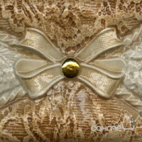 Настінна плитка Halcon Botticino фриз Bride-2 Oro глянсовий 3х24,2