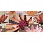Плитка настенная Fanal Mosaico декор Crema Flor 2 глянцевый 25х50