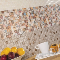 Плитка настенная под мозаику Fanal Mosaico декор Crema Cocina глянцевый 25х50