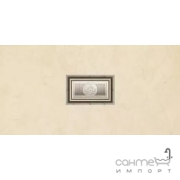 Настінна плитка 25x50 Pamesa Crono декор зі вставкою Atenea Marfil глянсовий