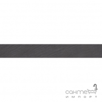 Бордюр напольный 8x60 Apavisa Oldstone Listelo G-83 Beret Antracita (темно-серый)
