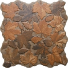 Напольная плитка 32,5x32,5 Oset Hojas Marron (коричневая)