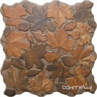 Напольная плитка 32,5x32,5 Oset Hojas Marron (коричневая)