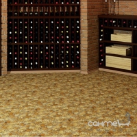 Плитка для підлоги 32,5x32,5 Oset Hojas Marron (коричнева)